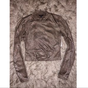 GUESS crop top turtle neck!